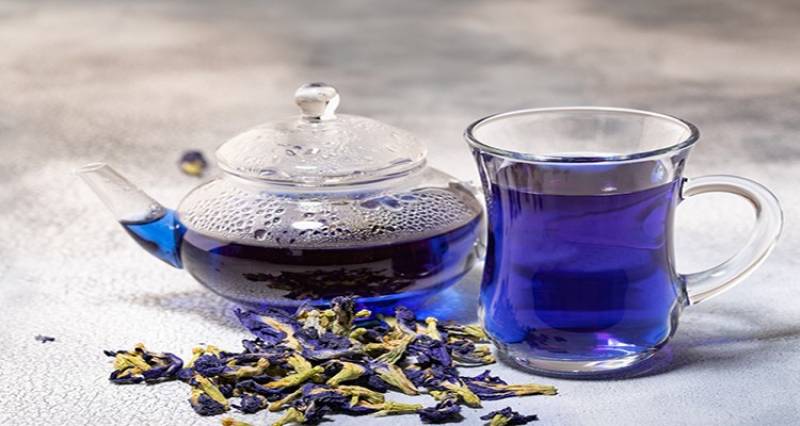 دمنوش گل گاوزبان + لیمو عمانی